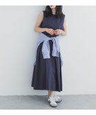 【アーバンリサーチ ドアーズ/URBAN RESEARCH DOORS】の撥水ノースリーブAラインワンピース ネイビー|ID: prp329100004972413 ipo3291000000037285381
