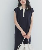 【アーバンリサーチ ドアーズ/URBAN RESEARCH DOORS】のフレンチスリーブニットワンピース ネイビー|ID: prp329100004972426 ipo3291000000037285442