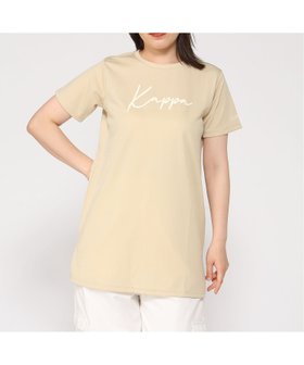 【ニッキー/nikki】のKappa/グラフィック半袖チュニック 大人の最旬トレンドファッション＆コーディネート founy(ファウニー) ファッション Fashion レディースファッション Fashion for Women トップス・カットソー Cut & Sew Tops グラフィック Graphic, Graphic Design ショート Short, Short Length スタイリッシュ Stylish, Fashionable スリーブ Sleeve, Long Sleeve / Short Sleeve チュニック Tunic, Long Top フロント Front, Front Design プリント Print, Printed Pattern 半袖 Short Sleeve, Half Sleeve |ID:prp329100004972503