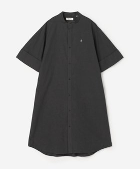 【ビショップ/Bshop】のコットンタイプライター スタンドカラーシャツワンピース WOMEN 大人の最旬トレンドファッション＆コーディネート founy(ファウニー) ファッション Fashion レディースファッション Fashion for Women ワンピース Dresses シャツワンピース / 1枚で着映えコーデ Shirt Dresses ショーツ Shorts, Short Pants スタンド Stand Collar, Upright Stand スポーツ Sports, Activewear タイプライター Typewriter Fabric, Crisp Cotton テクスチャー Texture, Textured Fabric ロールアップ Roll-Up, Cuffed Hem |ID:prp329100004972537