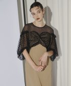 【アンドレスド/ANDRESD】の結婚式・二次会対応 ドットチュールドレス ベージュ|ID: prp329100004972635 ipo3291000000037286412