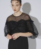 【アンドレスド/ANDRESD】の結婚式・二次会対応 ドットチュールドレス ブラック|ID: prp329100004972635 ipo3291000000037286414