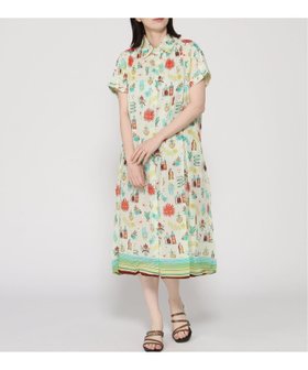 【ジーンズメイト/JEANS MATE】のC-FORT POINT/インド綿 柄 シャツワンピース 大人の最旬トレンドファッション＆コーディネート founy(ファウニー) ファッション Fashion レディースファッション Fashion for Women ワンピース Dresses シャツワンピース / 1枚で着映えコーデ Shirt Dresses インド Indian Textile シャツワンピ Shirt Dress, Shirt One-Piece シンプル Simple, Minimal ネップ Nepp, Slub Yarn リラックス Relax, Relaxed Fit |ID:prp329100004972676