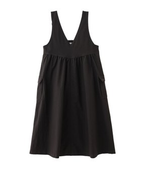 【ミルクフェド/MILKFED.】のMILITARY DRESS 大人の最旬トレンドファッション＆コーディネート founy(ファウニー) ファッション Fashion レディースファッション Fashion for Women ワンピース Dresses フォーマル・パーティードレス・結婚式用ドレス Elegant & Casual Dresses インナー Innerwear ギャザー Gathered, Ruffled タートルネック Turtleneck, High Neck フロント Front, Front Design ポケット Pocket, Pocket Detail ミリタリー Military, Army Style リボン Ribbon, Bow |ID:prp329100004972708