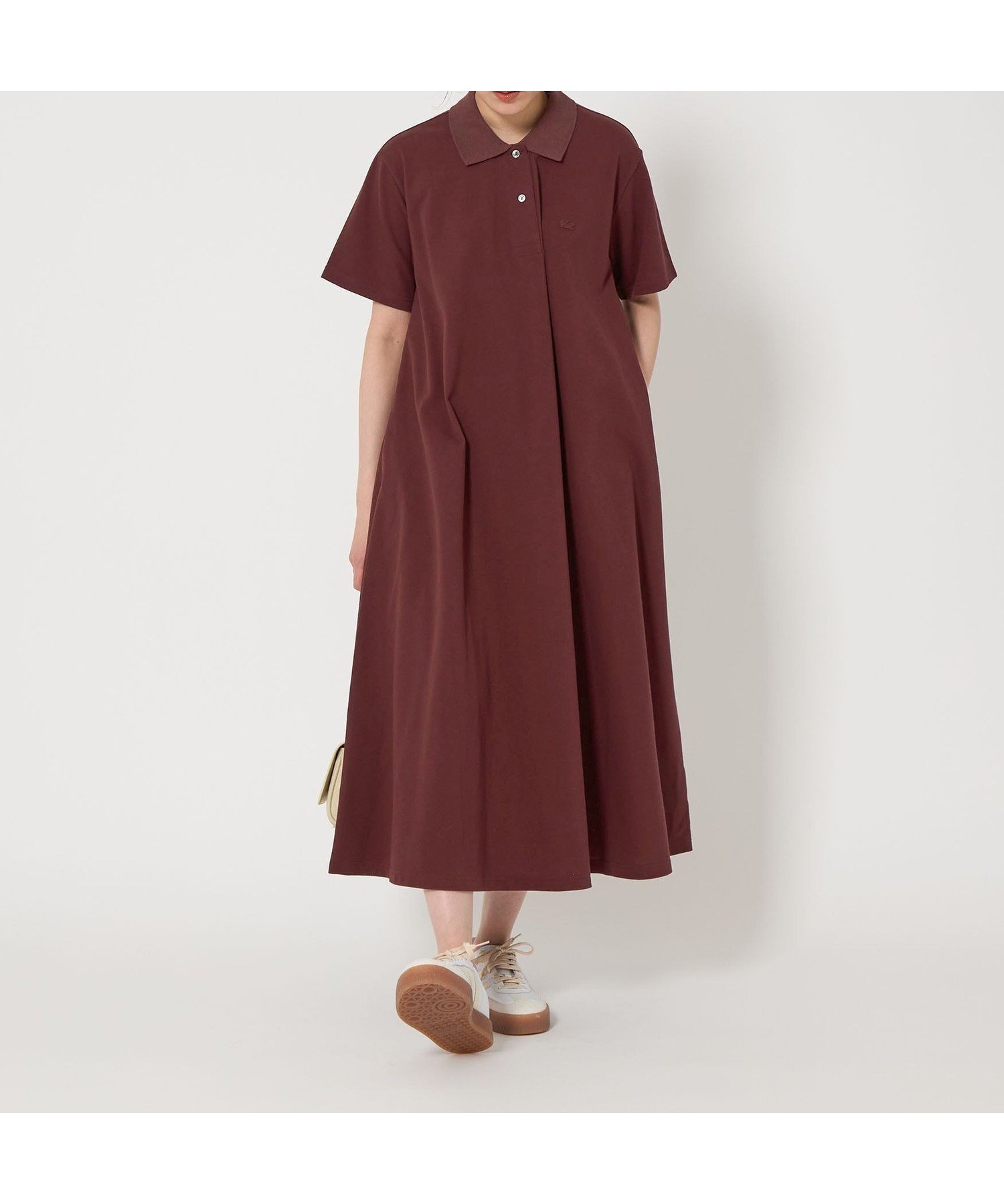 【ユナイテッドアローズ/UNITED ARROWS】の【別注】 LACOSTE ショートスリーブ ワンピース インテリア・キッズ・メンズ・レディースファッション・服の通販 founy(ファウニー) 　ファッション　Fashion　レディースファッション　Fashion for Women　ワンピース　Dresses　春　Spring　キャップ　Cap, Baseball Cap　ショート　Short, Short Length　スニーカー　Sneakers, Trainers　スリーブ　Sleeve, Long Sleeve / Short Sleeve　時計　Watch, Wristwatch　フランス　France, French　ポロシャツ　Polo Shirt, Collared Tee　別注　Limited Edition, Custom Order　リラックス　Relax, Relaxed Fit　アウトレット　Outlet / Clearance　おすすめ　Recommended / Our Picks　夏　Summer　DK.BROWN|ID: prp329100004972796 ipo3291000000037287084