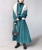 【シップス/SHIPS】の手洗い可能 ドット / 花柄 バンドカラー サイド プリーツ ワンピース 大人の最旬トレンドファッション＆コーディネート founy(ファウニー) ファッション Fashion レディースファッション Fashion for Women ワンピース Dresses ギャザー Gathered, Ruffled ストーン Stone, Gem-Like スニーカー Sneakers, Trainers ドット Polka Dot, Dot Pattern ブラウジング Blouson Silhouette, Cinched Waist プリント Print, Printed Pattern プリーツ Pleats, Pleated ペチコート Petticoat, Underskirt ポケット Pocket, Pocket Detail 無地 Plain, Solid Color ラベンダー Lavender おすすめ Recommended / Our Picks エレガント 上品 Elegant 2026年 2026 2026春夏・S/S Spring/Summer 2026 SS26 thumbnail ダークグリーン|ID: prp329100004972815 ipo3291000000037287183