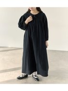【サマンサモスモス/Samansa Mos2】の【Cross*Staff】前後2WAYワンピース 大人の最旬トレンドファッション＆コーディネート founy(ファウニー) ファッション Fashion レディースファッション Fashion for Women ワンピース Dresses おすすめ Recommended / Our Picks ギャザー Gathered, Ruffled トリミング Trimming, Decorative Edge 人気 Popular, Best Seller thumbnail ブラック|ID: prp329100004972956 ipo3291000000037287858