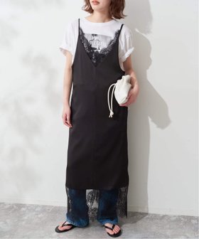【スローブ イエナ/SLOBE IENA】の《WEB限定/追加2》レースサテンワンピース 大人の最旬トレンドファッション＆コーディネート founy(ファウニー) ファッション Fashion レディースファッション Fashion for Women ワンピース Dresses インナー Innerwear キャミワンピース Cami Dress, Slip Dress コンパクト Compact, Small Size サテン Satin, Glossy Fabric シューズ Shoes, Footwear ジャケット Jacket, Outerwear タンク Tank Top, Sleeveless Top デニム Denim, Jeans Material トレンド Trend, Trending Now ドッキング Docking, Mixed Material バランス Balance, Style Balance ランジェリー Lingerie, Intimate Wear レース Lace, Lace Fabric おすすめ Recommended / Our Picks 2026年 2026 2026春夏・S/S Spring/Summer 2026 SS26 |ID:prp329100004972976