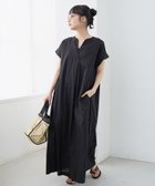 【コーエン/COEN】の【MARKET / マーケット】スキッパーフレンチスリーブワンピース 大人の最旬トレンドファッション＆コーディネート founy(ファウニー) ファッション Fashion レディースファッション Fashion for Women ワンピース Dresses インド Indian Textile インナーキャミ Inner Camisole サンダル Sandals, Summer Shoes スキッパー Skipper, Open Collar ストレート Straight, Straight Cut スニーカー Sneakers, Trainers ダウン Down, Puffer デニム Denim, Jeans Material ポケット Pocket, Pocket Detail リラックス Relax, Relaxed Fit おすすめ Recommended / Our Picks 夏 Summer 2026年 2026 2026春夏・S/S Spring/Summer 2026 SS26 thumbnail BLACK|ID: prp329100004973002 ipo3291000000037288132