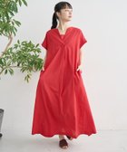 【コーエン/COEN】の【MARKET / マーケット】スキッパーフレンチスリーブワンピース 大人の最旬トレンドファッション＆コーディネート founy(ファウニー) ファッション Fashion レディースファッション Fashion for Women ワンピース Dresses インド Indian Textile インナーキャミ Inner Camisole サンダル Sandals, Summer Shoes スキッパー Skipper, Open Collar ストレート Straight, Straight Cut スニーカー Sneakers, Trainers ダウン Down, Puffer デニム Denim, Jeans Material ポケット Pocket, Pocket Detail リラックス Relax, Relaxed Fit おすすめ Recommended / Our Picks 夏 Summer 2026年 2026 2026春夏・S/S Spring/Summer 2026 SS26 thumbnail RED|ID: prp329100004973002 ipo3291000000037288133