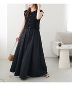 【ディスコート/Discoat】のフレンチカーデセットワンピース 大人の最旬トレンドファッション＆コーディネート founy(ファウニー) ファッション Fashion レディースファッション Fashion for Women ワンピース Dresses おすすめ Recommended / Our Picks カットソー Cut and Sewn Top カーディガン Cardigan, Knitwear キャミソール Camisole, Spaghetti Strap Top ギャザー Gathered, Ruffled ショート Short, Short Length スリーブ Sleeve, Long Sleeve / Short Sleeve ドッキング Docking, Mixed Material フレンチ French, French Style フロント Front, Front Design レース Lace, Lace Fabric ワッシャー Washer, Crinkled Finish 切替 Switching, Contrast Panel thumbnail ブラック|ID: prp329100004973005 ipo3291000000037288146