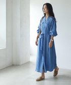 【スタイルデリ/STYLE DELI】の綿麻混紡ベルテッドシャツワンピース 大人の最旬トレンドファッション＆コーディネート founy(ファウニー) ファッション Fashion レディースファッション Fashion for Women ワンピース Dresses シャツワンピース / 1枚で着映えコーデ Shirt Dresses アンティーク Antique-Inspired インナー Innerwear 春 Spring カフス Cuff Design カーディガン Cardigan, Knitwear キャミソール Camisole, Spaghetti Strap Top 吸水 Absorbent, Quick-Dry ショルダー Shoulder, Shoulder Strap ジャケット Jacket, Outerwear スリット Slit, Slit Detail ドロップ Drop Shoulder, Dropped Style 長袖 Long Sleeve, Full Sleeve フォルム Silhouette, Form フロント Front, Front Design ペチコート Petticoat, Underskirt ポケット Pocket, Pocket Detail リゾート Resort, Vacation Style ループ Loop, Loop Knit ロング Long, Long-Length S/S・春夏 SS, Spring/Summer, Warm Season 夏 Summer エレガント 上品 Elegant thumbnail ブルー|ID: prp329100004973014 ipo3291000000037288179