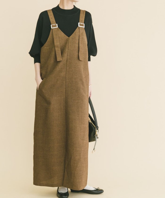【アイテムズアーバンリサーチ/ITEMS URBAN RESEARCH】の『UVカット/接触冷感』ホップサックジャンパースカート インテリア・キッズ・メンズ・レディースファッション・服の通販 founy(ファウニー) https://founy.com/ ファッション Fashion レディースファッション Fashion for Women スカート Skirts 2026年 2026 2026春夏・S/S Spring/Summer 2026 SS26 インナー Innerwear シンプル Simple, Minimal ストレート Straight, Straight Cut 夏 Summer S/S・春夏 SS, Spring/Summer, Warm Season |ID: prp329100004973016 ipo3291000000037288188