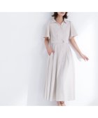 【ナチュラル ビューティー ベーシック/NATURAL BEAUTY BASIC】の初めまして がうまくいく好印象ワンピース 大人の最旬トレンドファッション＆コーディネート founy(ファウニー) ファッション Fashion レディースファッション Fashion for Women ワンピース Dresses スキッパー Skipper, Open Collar スリーブ Sleeve, Long Sleeve / Short Sleeve フィット Fit, Slim Fit フレア Flare, Flared フロント Front, Front Design ビジネス 仕事 通勤 Business / Work / Commuting thumbnail ベージュ|ID: prp329100004973026 ipo3291000000037288240