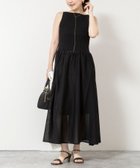 【ノーリーズ/NOLLEY'S】の【WALANCE/ワランス】paper rib knit dress 大人の最旬トレンドファッション＆コーディネート founy(ファウニー) ファッション Fashion レディースファッション Fashion for Women トップス・カットソー Cut & Sew Tops ニット Knit Tops & Sweaters ワンピース Dresses フォーマル・パーティードレス・結婚式用ドレス Elegant & Casual Dresses エレガント 上品 Elegant ジュエリー Jewelry, Accessories スクエア Square, Square Shape おすすめ Recommended / Our Picks 夏 Summer 2026年 2026 2026春夏・S/S Spring/Summer 2026 SS26 thumbnail ブラック|ID: prp329100004973100 ipo3291000000037288572