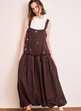 【コエル/COEL】のビジュー付きキャミワンピース 大人の最旬トレンドファッション＆コーディネート founy(ファウニー) ファッション Fashion レディースファッション Fashion for Women ワンピース Dresses キャミソールワンピース Camisole Dresses キャミワンピース Cami Dress, Slip Dress ビジュー Bijou, Jewel-like Accent |ID:prp329100004973111