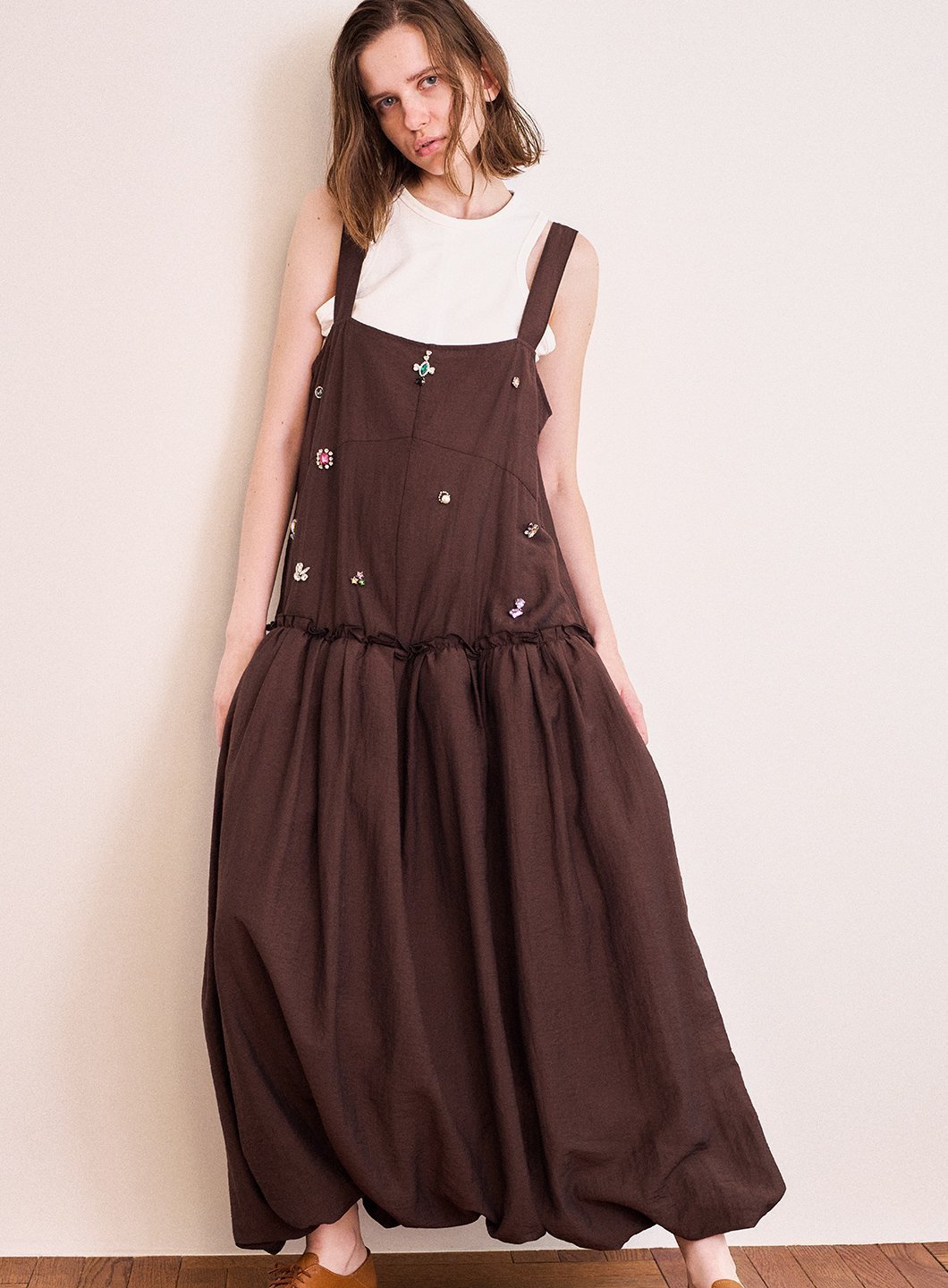 【コエル/COEL】のビジュー付きキャミワンピース 大人の最旬トレンドファッション＆コーディネート founy(ファウニー) 　ファッション　Fashion　レディースファッション　Fashion for Women　ワンピース　Dresses　キャミソールワンピース　Camisole Dresses　キャミワンピース　Cami Dress, Slip Dress　ビジュー　Bijou, Jewel-like Accent　 other-1|ID: prp329100004973111 ipo3291000000037288615