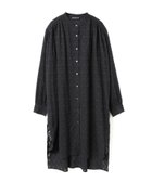 【マーコート/MARcourt】のmizuiro ind ジャカードギャザーショルダーワンピース 大人の最旬トレンドファッション＆コーディネート founy(ファウニー) ファッション Fashion レディースファッション Fashion for Women ワンピース Dresses インド Indian Textile ジャカード／ジャガード Jacquard, Woven Pattern ポケット Pocket, Pocket Detail ミックス Mix, Mixed Style 長袖 Long Sleeve, Full Sleeve thumbnail ブラック|ID: prp329100004973119 ipo3291000000037288652