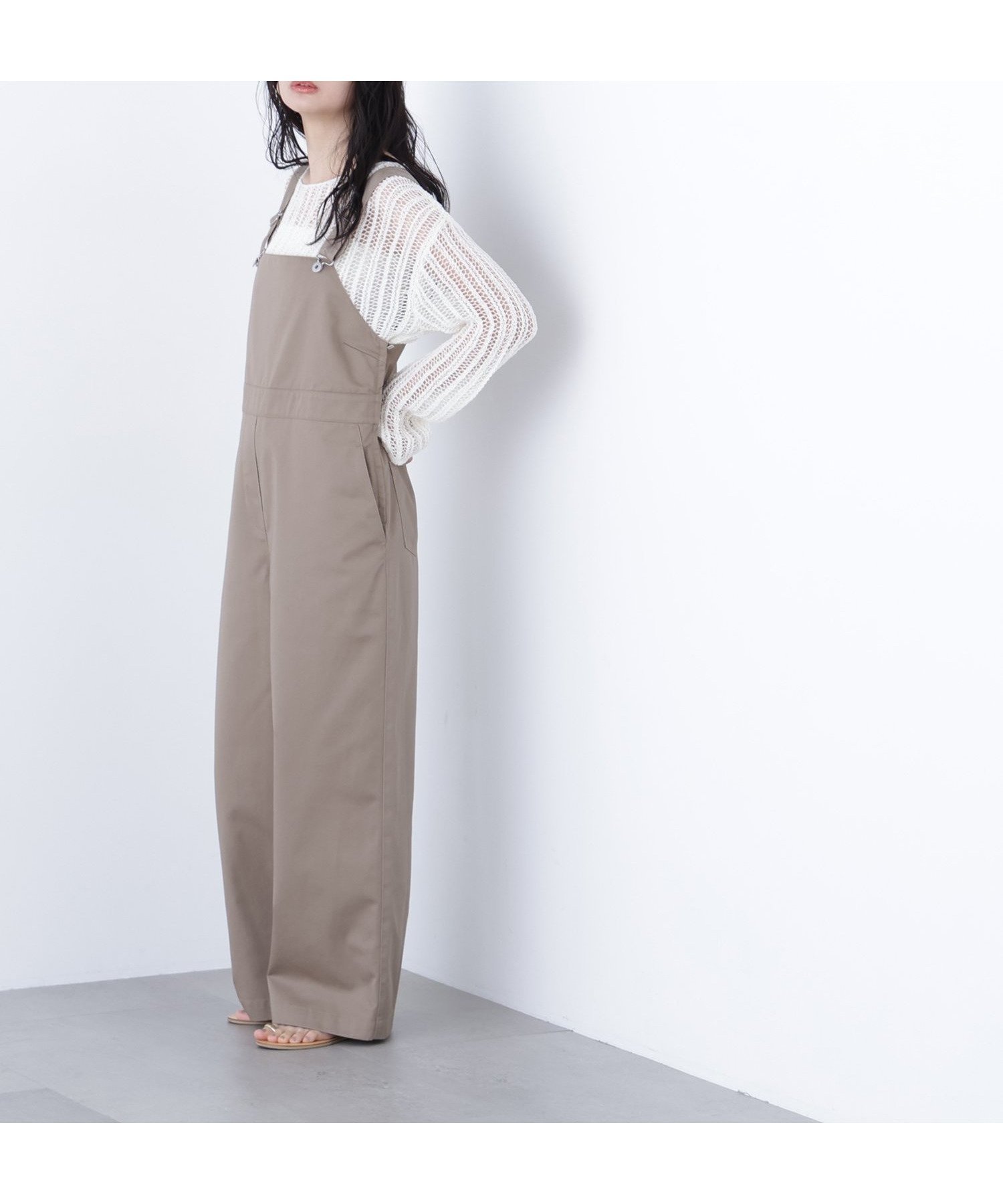 【ナチュラル ビューティー ベーシック/NATURAL BEAUTY BASIC】のN. ワークサロペット インテリア・キッズ・メンズ・レディースファッション・服の通販 founy(ファウニー) 　ファッション　Fashion　レディースファッション　Fashion for Women　ワンピース　Dresses　サロペット&オールインワン　Dungarees & Jumpsuit Styles　サロペット　Overalls, Salopette　スタイリッシュ　Stylish, Fashionable　ストレート　Straight, Straight Cut　ツイル　Twist, Twisted Detail　ワイド　Wide, Wide Fit　キャメル1|ID: prp329100004973128 ipo3291000000037288683