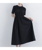 【ナチュラル ビューティー ベーシック/NATURAL BEAUTY BASIC】のN. ローンタックショルダーワンピース 大人の最旬トレンドファッション＆コーディネート founy(ファウニー) ファッション Fashion レディースファッション Fashion for Women ワンピース Dresses ギャザー Gathered, Ruffled thumbnail ブラック|ID: prp329100004973131 ipo3291000000037288699