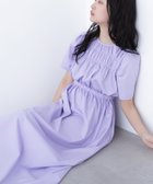 【ナチュラル ビューティー ベーシック/NATURAL BEAUTY BASIC】のN. ローンタックショルダーワンピース 大人の最旬トレンドファッション＆コーディネート founy(ファウニー) ファッション Fashion レディースファッション Fashion for Women ワンピース Dresses ギャザー Gathered, Ruffled thumbnail ラベンダー|ID: prp329100004973131 ipo3291000000037288701