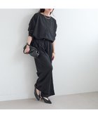 【ルクールブラン/le.coeur blanc】の《WEB限定アイテム》2点セット ライトジョーゼットセットアップ ブラック|ID: prp329100004973154 ipo3291000000037355846
