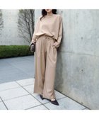【ルクールブラン/le.coeur blanc】の《WEB限定アイテム》2点セット ライトジョーゼットセットアップ ベージュ|ID: prp329100004973154 ipo3291000000037355847