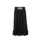 【ヒステリックグラマー/HYSTERIC GLAMOUR】のMAIDEN LOGO柄 チュールジャカードワンピース 大人の最旬トレンドファッション＆コーディネート founy(ファウニー) ファッション Fashion レディースファッション Fashion for Women ワンピース Dresses グラフィック Graphic, Graphic Design ジャカード／ジャガード Jacquard, Woven Pattern チュール Tulip, Tulip Motif フロント Front, Front Design ロング Long, Long-Length thumbnail ブラック系柄|ID: prp329100004973155 ipo3291000000037288874