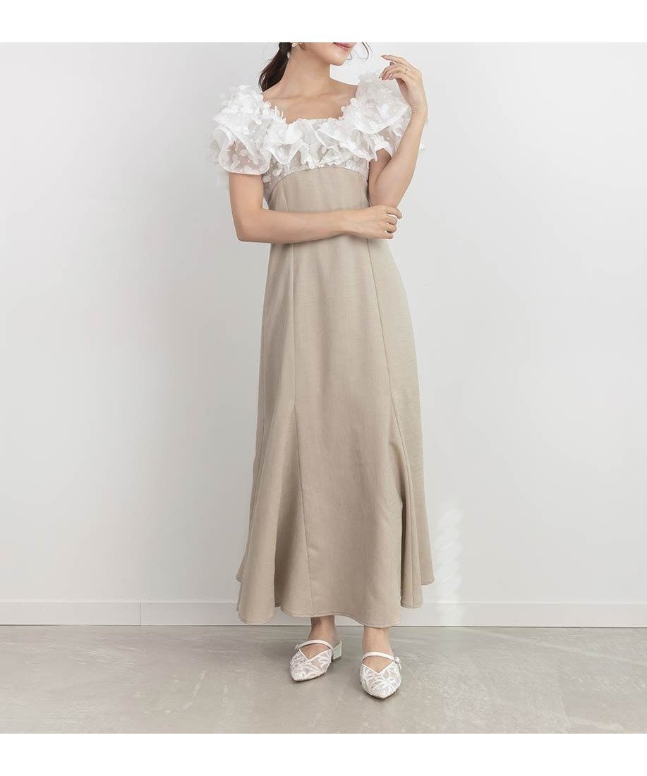 【ランダ/RANDA】の【Flower Collection】3Dフラワーマーメードワンピース 大人の最旬トレンドファッション＆コーディネート founy(ファウニー) 　ファッション　Fashion　レディースファッション　Fashion for Women　ワンピース　Dresses　おすすめ　Recommended / Our Picks　フラワー　Flower, Floral　フリル　Frill, Ruffle　エレガント 上品　Elegant　 other-1|ID: prp329100004973161 ipo3291000000037288931