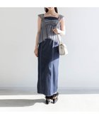 【ランダ/RANDA】のチュールブラウスセットワンピース 大人の最旬トレンドファッション＆コーディネート founy(ファウニー) ファッション Fashion レディースファッション Fashion for Women ワンピース Dresses キャミワンピース Cami Dress, Slip Dress シンプル Simple, Minimal ストレート Straight, Straight Cut チュール Tulip, Tulip Motif バランス Balance, Style Balance フィット Fit, Slim Fit ペプラム Peplum, Flared Hem thumbnail INDIGO|ID: prp329100004973162 ipo3291000000037288942