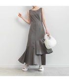 【ランダ/RANDA】のバックオープンティアードワンピース 大人の最旬トレンドファッション＆コーディネート founy(ファウニー) ファッション Fashion レディースファッション Fashion for Women ワンピース Dresses おすすめ Recommended / Our Picks インナー Innerwear クロップド Cropped, Short Length シューズ Shoes, Footwear フェミニン Feminine, Girly マーメイド Mermaid, Fishtail Silhouette リゾート Resort, Vacation Style thumbnail GRAY|ID: prp329100004973167 ipo3291000000037288995