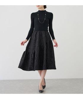 【ジャイロ/JAYRO】のニットドッキングワンピース 大人の最旬トレンドファッション＆コーディネート founy(ファウニー) ファッション Fashion レディースファッション Fashion for Women ワンピース Dresses アクセサリー Fashion Accessories カーディガン Cardigan, Knitwear 軽量 Lightweight, Ultra Light シューズ Shoes, Footwear ジャケット Jacket, Outerwear ハイネック High Neck, Mock Neck フィット Fit, Slim Fit フラット Flat, Flat Shoes フレア Flare, Flared ボタニカル Botanical, Floral Pattern ポケット Pocket, Pocket Detail リブニット Rib Knit, Ribbed Knit ワイド Wide, Wide Fit 冬 Winter / This Winter A/W・秋冬 Autumn/Winter おすすめ Recommended / Our Picks エレガント 上品 Elegant |ID:prp329100004973218