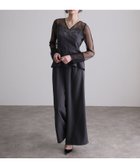 【プールヴー/PourVous】のレースパネルアクセントセットアップパンツドレス 結婚式 パーティードレス 大人の最旬トレンドファッション＆コーディネート founy(ファウニー) ファッション Fashion レディースファッション Fashion for Women セットアップ Matching Sets レディースパンツ・ボトムス Pants & Trousers / Bottoms ジャケット Jacket, Outerwear スタイリッシュ Stylish, Fashionable セットアップ Set-Up, Coordinated Outfit チュール Tulip, Tulip Motif ツイル Twist, Twisted Detail デコルテ Décolleté, Neckline ドレス Dress, One-Piece フォーマル Formal, Dressy ペプラム Peplum, Flared Hem ヨーク Yoke, Yoke Design ワイド Wide, Wide Fit おすすめ Recommended / Our Picks エレガント 上品 Elegant セレモニー Ceremony 入学式 Entrance Ceremony 卒業式 Graduation Ceremony 結婚式 Wedding 二次会 After Party thumbnail グレー|ID: prp329100004973255 ipo3291000000037289366