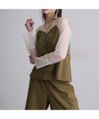【プールヴー/PourVous】のレースパネルアクセントセットアップパンツドレス 結婚式 パーティードレス 大人の最旬トレンドファッション＆コーディネート founy(ファウニー) ファッション Fashion レディースファッション Fashion for Women セットアップ Matching Sets レディースパンツ・ボトムス Pants & Trousers / Bottoms ジャケット Jacket, Outerwear スタイリッシュ Stylish, Fashionable セットアップ Set-Up, Coordinated Outfit チュール Tulip, Tulip Motif ツイル Twist, Twisted Detail デコルテ Décolleté, Neckline ドレス Dress, One-Piece フォーマル Formal, Dressy ペプラム Peplum, Flared Hem ヨーク Yoke, Yoke Design ワイド Wide, Wide Fit おすすめ Recommended / Our Picks エレガント 上品 Elegant セレモニー Ceremony 入学式 Entrance Ceremony 卒業式 Graduation Ceremony 結婚式 Wedding 二次会 After Party thumbnail オリーブ|ID: prp329100004973255 ipo3291000000037289367