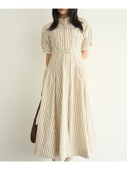 【リリーブラウン/Lily Brown】のポケットディテールシャツワンピ インテリア・キッズ・メンズ・レディースファッション・服の通販 founy(ファウニー) 　ファッション　Fashion　レディースファッション　Fashion for Women　ワンピース　Dresses　シャツワンピース / 1枚で着映えコーデ　Shirt Dresses　インナー　Innerwear　インナーキャミ　Inner Camisole　スマート　Smart, Elegant　トレンド　Trend, Trending Now　フィット　Fit, Slim Fit　BEG[037]|ID: prp329100004973291 ipo3291000000037289501