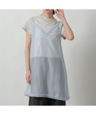 【ラコレ/LAKOLE】のシアーフリルミニキャミワンピース 大人の最旬トレンドファッション＆コーディネート founy(ファウニー) ファッション Fashion レディースファッション Fashion for Women ワンピース Dresses キャミソールワンピース Camisole Dresses おすすめ Recommended / Our Picks キャミワンピース Cami Dress, Slip Dress シアー Sheer, See-Through シンプル Simple, Minimal デニム Denim, Jeans Material フリル Frill, Ruffle thumbnail サックスブルー|ID: prp329100004973306 ipo3291000000037289577