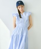 【ジルバイジルスチュアート/JILL by JILLSTUART】のカットワークカラーワンピース ブルー|ID: prp329100004973330 ipo3291000000037289666
