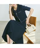 【ジルバイジルスチュアート/JILL by JILLSTUART】のニットジャケットセットアップ ネイビー|ID: prp329100004973335 ipo3291000000037289684