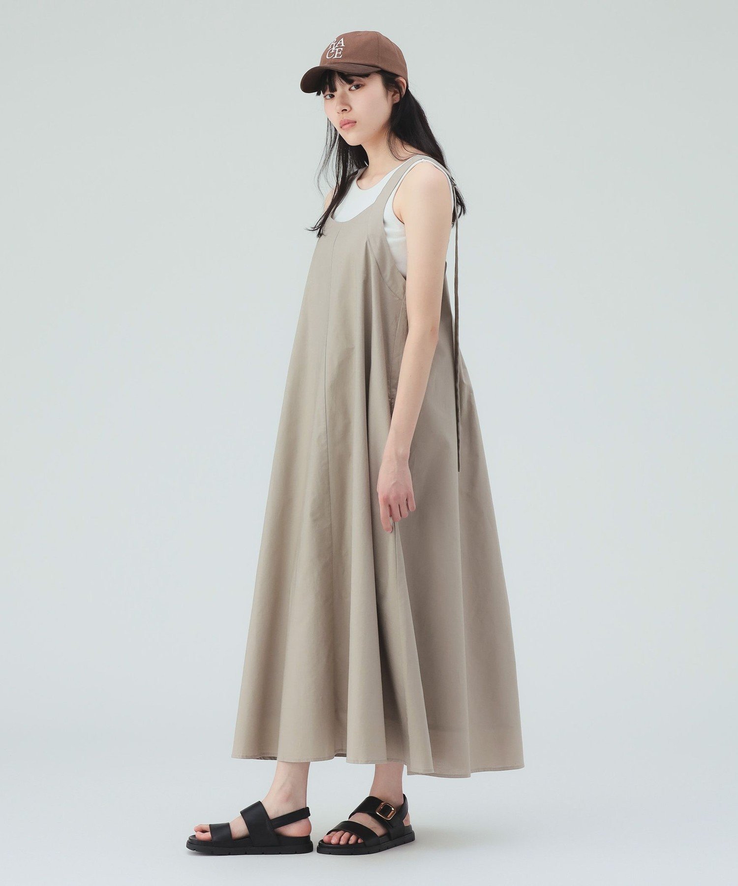 【ビームス ハート/BEAMS HEART】のDカン ロングワンピース 26SS ウォッシャブル 旅行 大人の最旬トレンドファッション＆コーディネート founy(ファウニー) 　ファッション　Fashion　レディースファッション　Fashion for Women　ワンピース　Dresses　アンティーク　Antique-Inspired　インナー　Innerwear　ウォッシャブル　Machine Washable　サンダル　Sandals, Summer Shoes　タンク　Tank Top, Sleeveless Top　人気　Popular, Best Seller　バランス　Balance, Style Balance　ポケット　Pocket, Pocket Detail　ロング　Long, Long-Length　旅行　Travel　2026年　2026　2026春夏・S/S　Spring/Summer 2026 SS26　 other-1|ID: prp329100004973366 ipo3291000000037289802