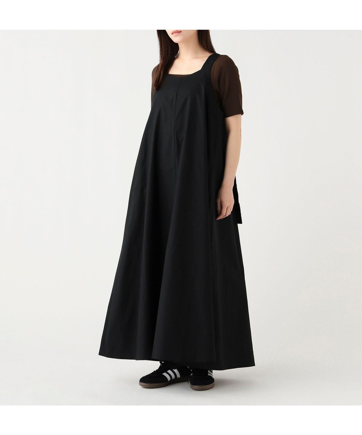 【ビームス ハート/BEAMS HEART】のDカン ロングワンピース 26SS ウォッシャブル 旅行 インテリア・キッズ・メンズ・レディースファッション・服の通販 founy(ファウニー) 　ファッション　Fashion　レディースファッション　Fashion for Women　ワンピース　Dresses　アンティーク　Antique-Inspired　インナー　Innerwear　ウォッシャブル　Machine Washable　サンダル　Sandals, Summer Shoes　タンク　Tank Top, Sleeveless Top　人気　Popular, Best Seller　バランス　Balance, Style Balance　ポケット　Pocket, Pocket Detail　ロング　Long, Long-Length　旅行　Travel　2026年　2026　2026春夏・S/S　Spring/Summer 2026 SS26　BLACK|ID: prp329100004973366 ipo3291000000037289807