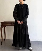 【シェトワ/Chez toi】のティアードベストSETワンピース ブラック|ID: prp329100004973378 ipo3291000000037289857