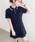 【モーメントプラス/moment+ / MEN】のU.S.POLO ASSN.ワンポイント刺繍配色ライン半袖リブポロシャツワンピース ネイビー|ID: prp329100004973388 ipo3291000000037289901