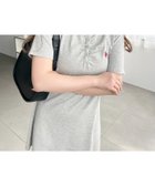 【モーメントプラス/moment+ / MEN】のU.S.POLO ASSN.ワンポイント刺繍フロントギャザーヘンリーVネック半袖ワンピース 杢グレー|ID: prp329100004973400 ipo3291000000037289946