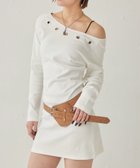 【パルグループ/PAL GROUP】の【WHO S WHO gallery】アイレットリブワンピース 大人の最旬トレンドファッション＆コーディネート founy(ファウニー) ファッション Fashion レディースファッション Fashion for Women ワンピース Dresses おすすめ Recommended / Our Picks アイレット Eyelet Lace デニム Denim, Jeans Material フィット Fit, Slim Fit ロング Long, Long-Length エレガント 上品 Elegant 再入荷 Restock / Back in Stock thumbnail ホワイト|ID: prp329100004973407 ipo3291000000037289968