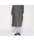 【クラウドナイン/cloudnine】のcloudnine/ワンピース 大人の最旬トレンドファッション＆コーディネート founy(ファウニー) ファッション Fashion レディースファッション Fashion for Women ワンピース Dresses チュニック Tunic, Long Top リネン Linen, Linen Fabric リラックス Relax, Relaxed Fit thumbnail ダークグレー|ID: prp329100004973418 ipo3291000000037290028