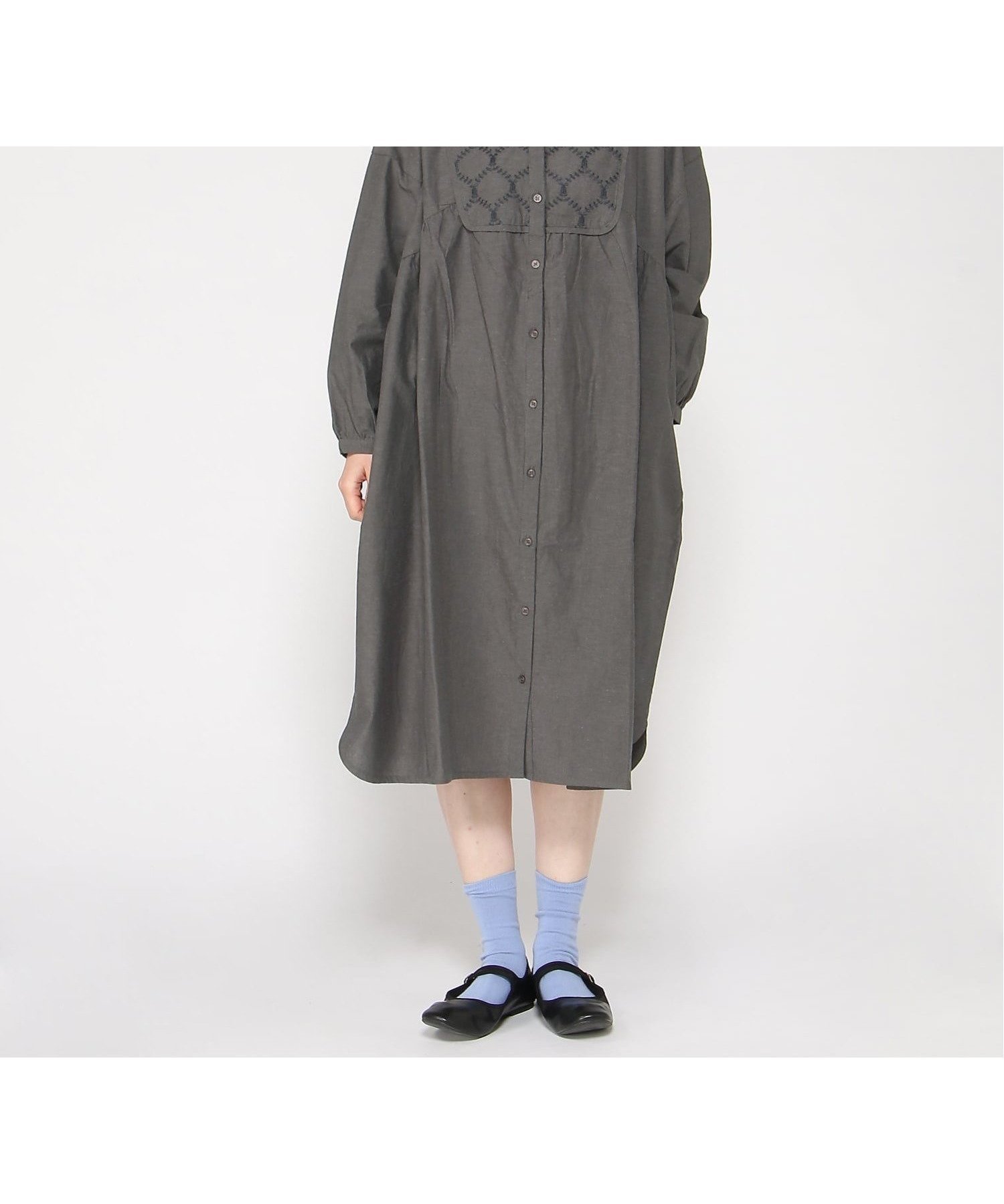 【クラウドナイン/cloudnine】のcloudnine/ワンピース インテリア・キッズ・メンズ・レディースファッション・服の通販 founy(ファウニー) 　ファッション　Fashion　レディースファッション　Fashion for Women　ワンピース　Dresses　チュニック　Tunic, Long Top　リネン　Linen, Linen Fabric　リラックス　Relax, Relaxed Fit　ダークグレー|ID: prp329100004973418 ipo3291000000037290028
