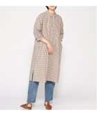 【クラウドナイン/cloudnine】のcloudnine/【2026 新作】5.2oz布帛デニムかっぽう着 ワンピース風 前ポケット付き ストライプ チェック 40 ブラウン|ID: prp329100004973423 ipo3291000000037290045