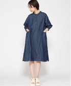 【クラウドナイン/cloudnine】のcloudnine/【2026 新作】5.2oz布帛デニムかっぽう着 ワンピース風 前ポケット付き ストライプ チェック 85 ネイビー|ID: prp329100004973423 ipo3291000000037290046