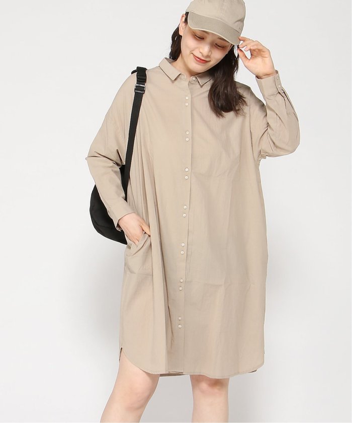 【クラウドナイン/cloudnine】の背中ギャザー 衿付 前開き シャツワンピース ベージュ ピンク ブラウン 体型カバー 羽織り インテリア・キッズ・メンズ・レディースファッション・服の通販 founy(ファウニー) https://founy.com/ ファッション Fashion レディースファッション Fashion for Women ワンピース Dresses シャツワンピース / 1枚で着映えコーデ Shirt Dresses インナー Innerwear ギャザー Gathered, Ruffled |ID: prp329100004973428 ipo3291000000037290069