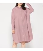 【クラウドナイン/cloudnine】の背中ギャザー 衿付 前開き シャツワンピース ベージュ ピンク ブラウン 体型カバー 羽織り 15 ピンク|ID: prp329100004973428 ipo3291000000037290071